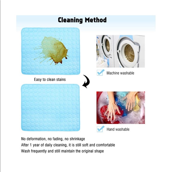 Summer Cooling Mat for Dogs Cats Self Dog Cooling Mat Breathable Pet Crate Pad - Picture 8 of 8